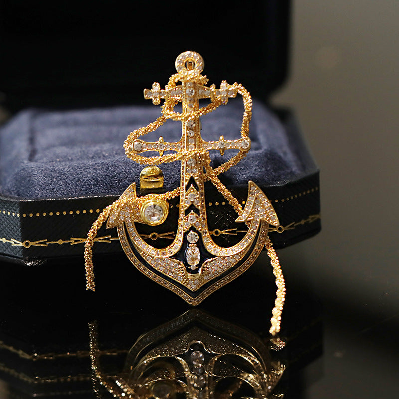 ANCHOR BROOCH