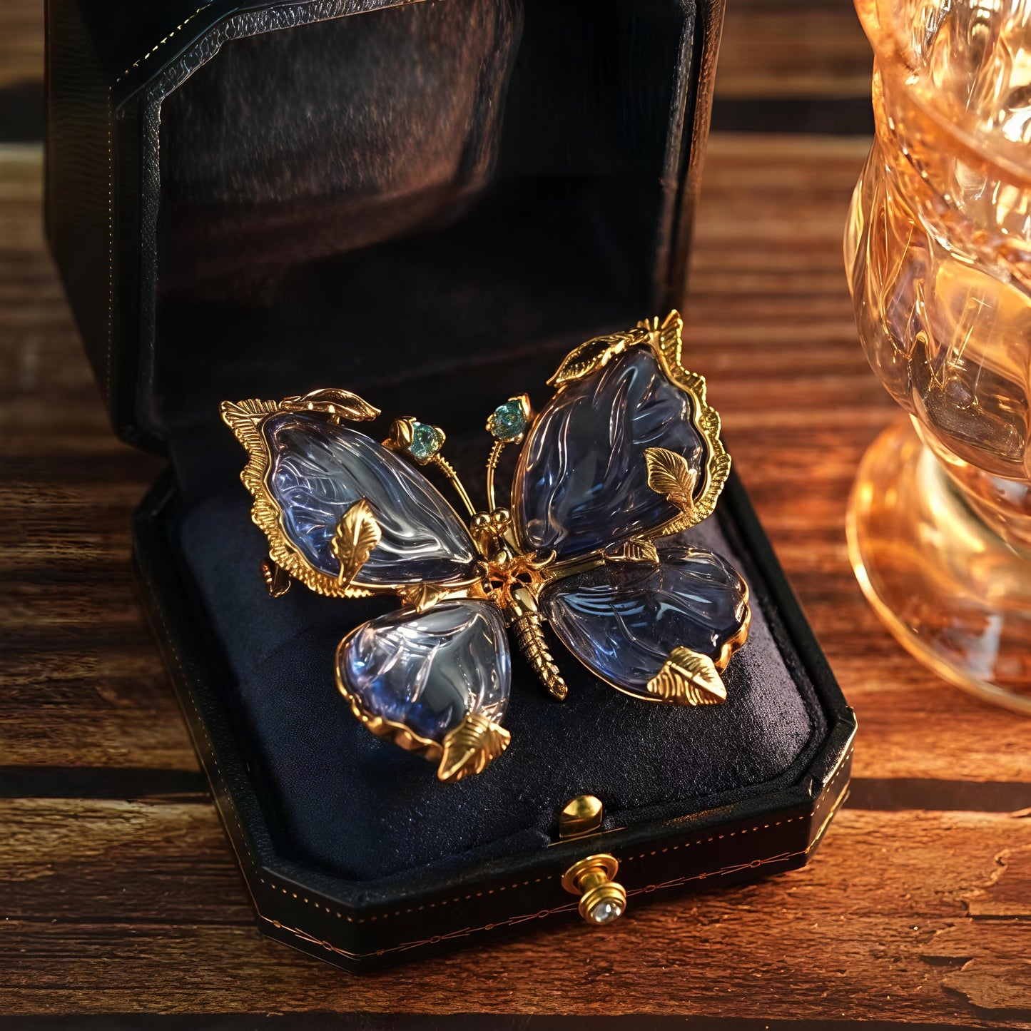 ENAMEL BUTTERFIY BROOCH