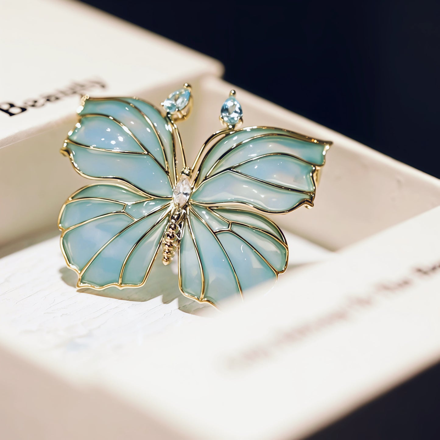ENAMEL BUTTERFIY BROOCH