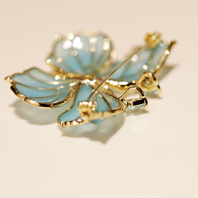 ENAMEL BUTTERFIY BROOCH