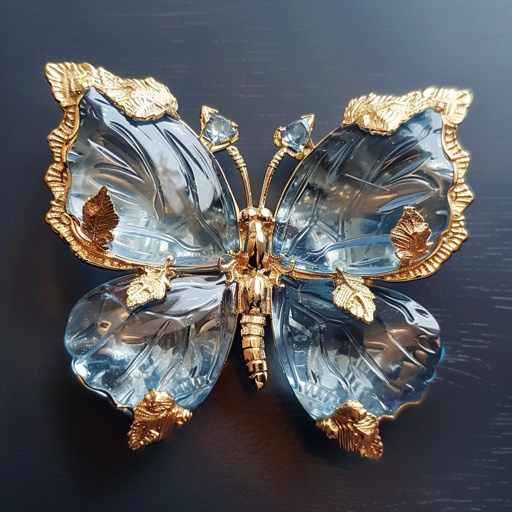 ENAMEL BUTTERFIY BROOCH