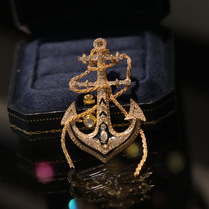 ANCHOR BROOCH