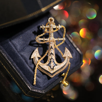 ANCHOR BROOCH