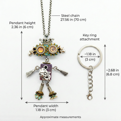 仅添加钥匙扣尺寸的展示图